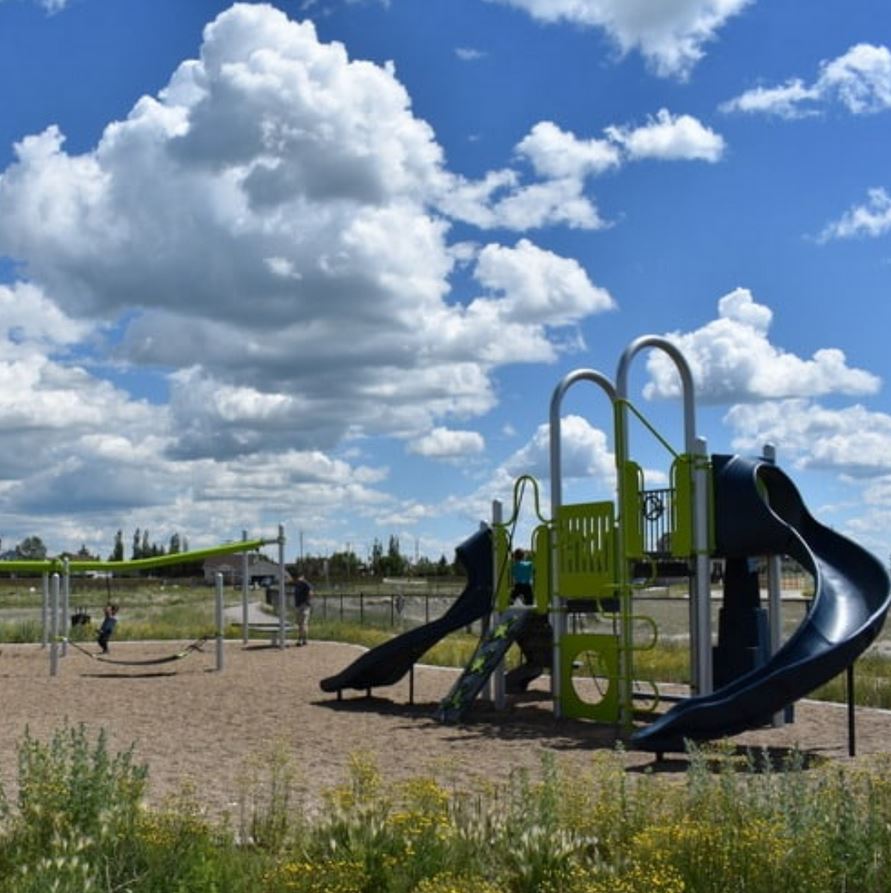 junction at beiseker children's playground