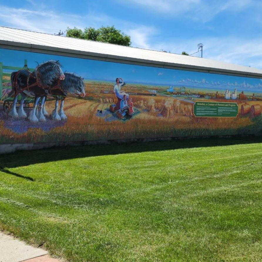 junction at beiseker community mural