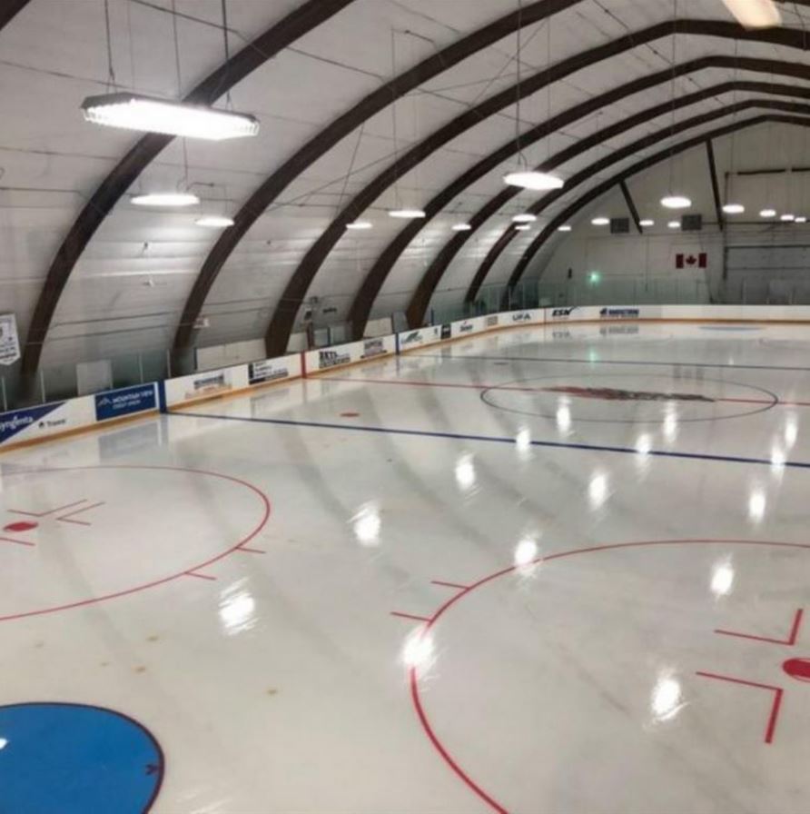 junction at beiseker hockey rink