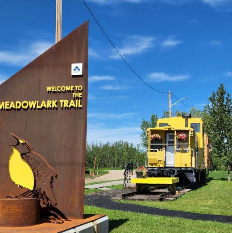 junction at beiseker meadowlark trail